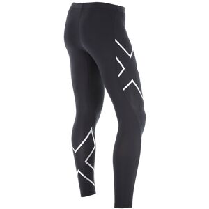 2XU M's Core Compression Tights Black/Silver S, Tradewinds Grey