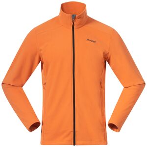 Bergans Men's Finnsnes Fleece Jacket Faded Orange L, Faded Orange