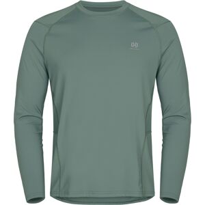 Hellner Men's Sallu Long Sleeve Running Top Laurel Wreath M, Laurel Wreath