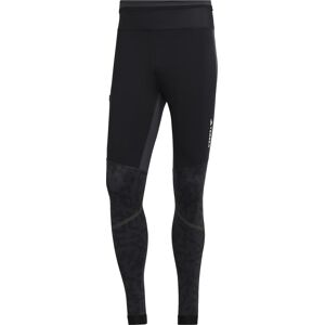 Adidas Men's Terrex Agravic Trail Running Leggings Carbon L, CARBON