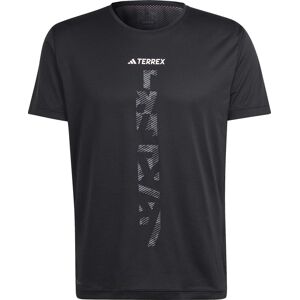 Adidas Men's Terrex Agravic Trail Running T-Shirt Black L, Black