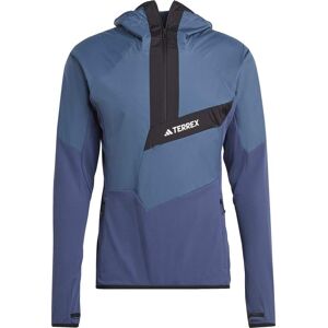 Adidas Men's Techrock Ultralight 1/2-Zip Hooded Fleece Jacket Wonste M, WONSTE