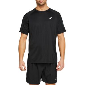 Asics Men's Icon Short Sleeve Top Performance Black/Carrier Grey XS, Performance Black/Carrier Grey