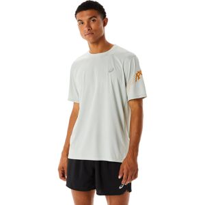 Asics Men's Icon Short Sleeve Top Light Sage/Sandstorm XS, Light Sage/Sandstorm