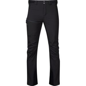 Bergans Men's Breheimen Softshell Pants Black/Solid Charcoal Long S, Black/Solid Charcoal