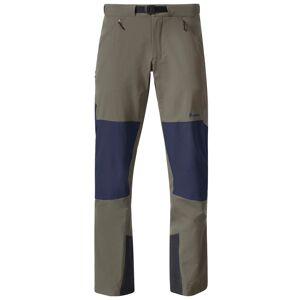 Bergans Men's Vaagaa Softshell Pants Green Mud/Navy Blue 50, Green Mud/Navy Blue