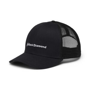 Black Diamond Men's Trucker Hat Black/Black/BD Wordmark One Size, Black-Black-BD Wordmark