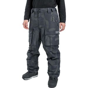 ColourWear Unisex Mountain Cargo Pants Reflective Reflective Black S, Reflective Black