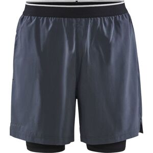 Craft Men's Adv Charge 2-In-1 Stretch Shorts Asphalt M, Asphalt