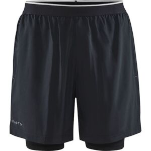 Craft Men's Adv Charge 2-In-1 Stretch Shorts Black XL, Black