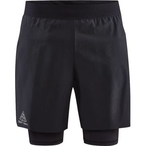 Craft Men's Pro Trail 2in1 Shorts Black XL, Black