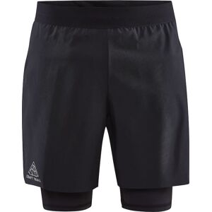 Craft Men's Pro Trail 2in1 Shorts Black XXL, Black