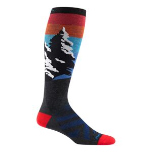 Darn Tough Men's Solstice Over-The-Calf Lightweight Ski & Snowboard Sock Charcoal XL, Charcoal