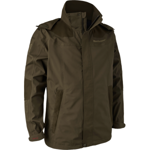 Deerhunter Men's Track Rain Jacket Canteen S, Canteen