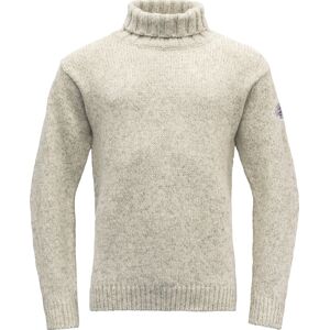 Devold Unisex Nansen Wool High Neck Grey Melange S, GREY MELANGE