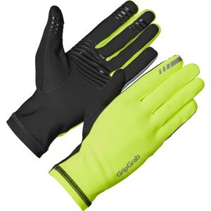 Gripgrab Insulator 2 Hi-Vis Spring-Autumn Gloves Yellow Hi-Vis M, Yellow Hi-Vis