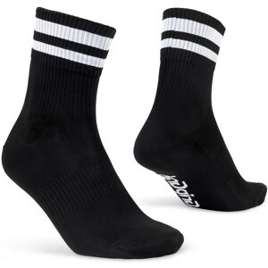 Gripgrab Original Stripes Crew Socks Black L (44-47), Black
