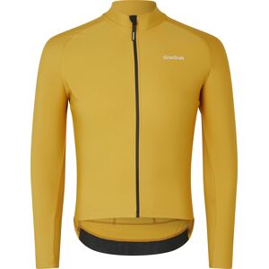 Gripgrab Men's ThermaPace Thermal Long Sleeve Jersey Mustard Yellow XL, Mustard Yellow