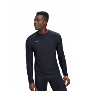 Hoka Men's Airolite Run Long Sleeve Black M, Black