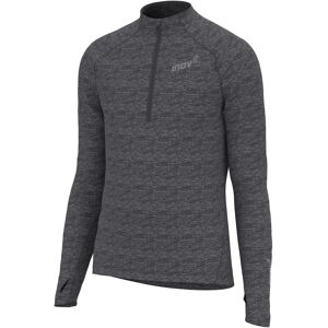 inov-8 Men's Mid Long Sleeve Zip Dark Grey S, Dark Grey