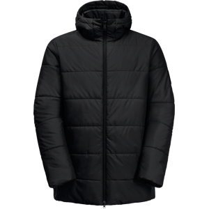 Jack Wolfskin Men's Deutzer Long Jacket Black L, Black