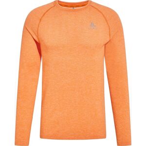 Odlo Men's T-shirt Crew Neck L/S Essential Seamless Oriole Melange XL, Oriole Melange