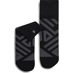 On Men's Performance Mid Sock (2022) Black - Shadow XL, Black/Shadow