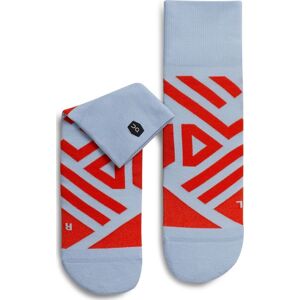 On Men's Performance Mid Sock (2022) Heather/Red XL, Heather/Red