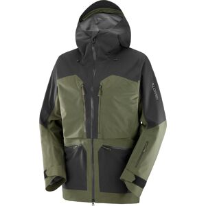 Salomon Men's S/Lab QST GORE-TEX Pro Jacket Olive Night/Deep Black/ S, Olive Night/Deep Black