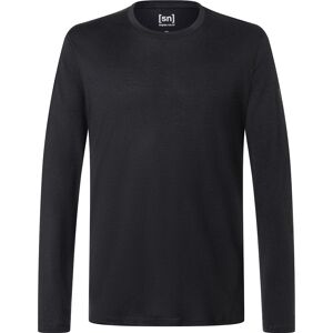 super.natural Men's Arctic230 Long Sleeve Jet Black M, Jet Black