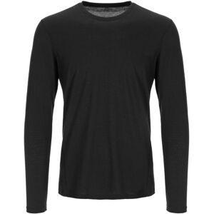 super.natural Men's Base Longsleeve 175 Jet Black S, Jet Black