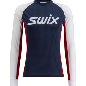 Swix Men's RaceX Classic Long Sleeve Dark Navy/Bright White S, Dark Navy/Bright White