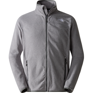 The North Face Men's 100 Glacier Full-Zip Fleece TNF Medium Grey Heat XXL, TNF MEDIUM GREY HEAT