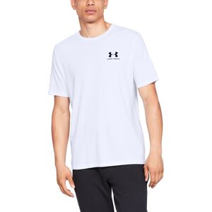 Under Armour Men's Sportstyle Left Chest Shortsleeve White L, White