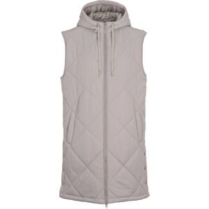 Etirel Tess Long Vest Damer 19 Grader Indenfor Beige 44