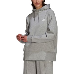 Adidas Essentials Studio Fleece Hættetrøje Damer Tøj Grå L