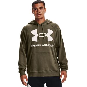 Under Armour Rival Fleece Big Logo Hættetrøje Herrer Tøj Grøn S