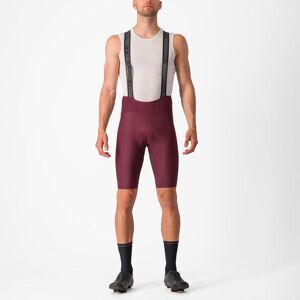 Castelli -  Espresso Bibshorts  -  Deep Bordeaux - M