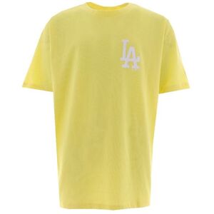 New Era T-Shirt - Pastel Yellow - Los Angeles Dodgers - New Era - L - Large - T-Shirt