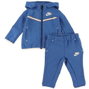 Nike Træningssæt - Cardigan/bukser - Blocked - Marina Blue - Nike - 2 År (92) - Træningssæt