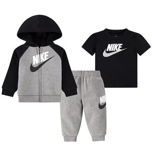 Nike Sweatsæt - Cardigan/sweatpants/t-Shirt - Carbon Heather - Nike - 24 Mdr - Sweatsæt
