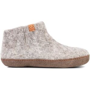 Green Comfort Everest Wool Uldtøfler Light Grey 35