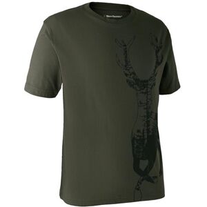 Deerhunter Mens Hjort T-Shirt, Bark Green L