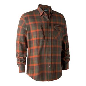 Deerhunter Mens Ethan Shirt, Orange Check 45 / 46