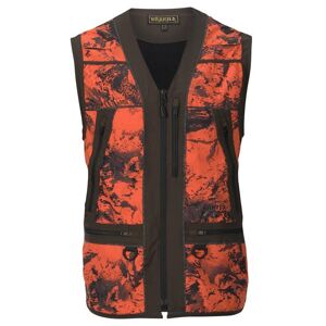 Härkila Wildboar Pro Safety Vest Mens, Orange Blaze / Brown