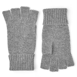 Hestra Basic Wool Half Finger, Grey Str. 10