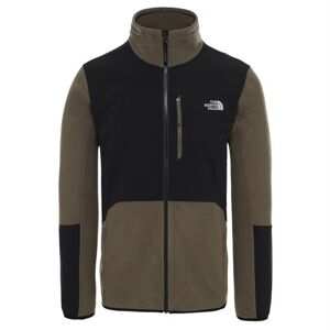 The North Face Mens Glacier Pro Full Zip, Taupe Green / Black M
