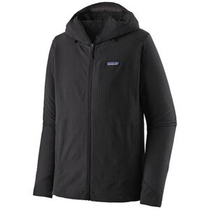 Patagonia Mens R1 TechFace Hoody, Black L