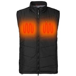 Nordic Heat Quiltet Thermo Vest, Black XS