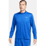 Nike Pacer Dri-FIT-løbetop med 1/2 lynlås til mænd - blå blå XL